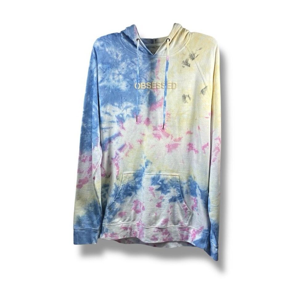 Pacsun NWT Obsessed Tie Dye Oversize Hoodie in Pastels Size L